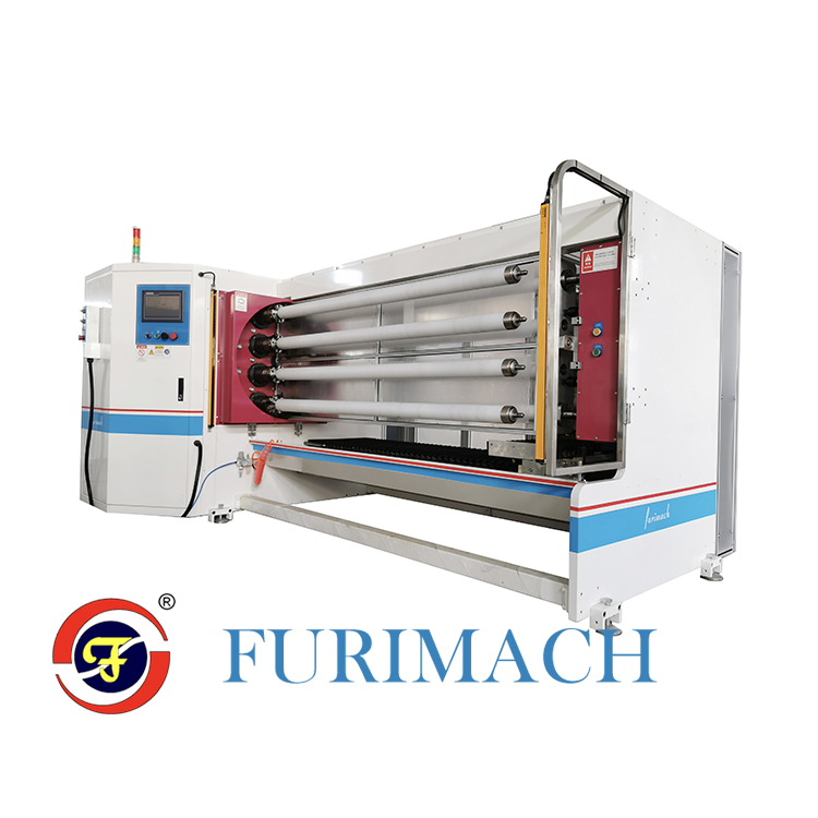 FCE 8 Shafts Baloney Slitter Machine for Adhesive Tapes FCE 8 Shafts Baloney Sli